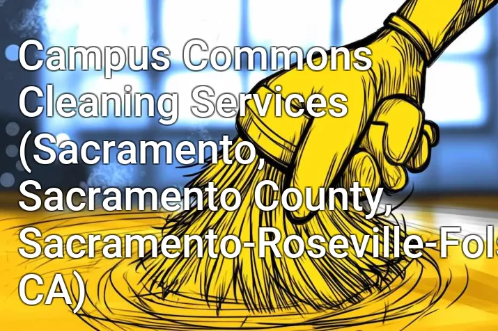 Campus Commons Cleaning Services (Sacramento, Sacramento County, Sacramento-Roseville-Folsom, CA)