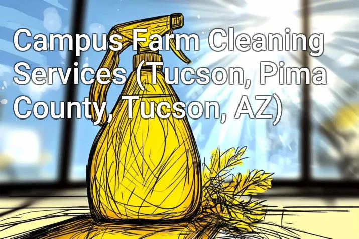 Campus Farm Cleaning Services (Tucson, Pima County, Tucson, AZ)