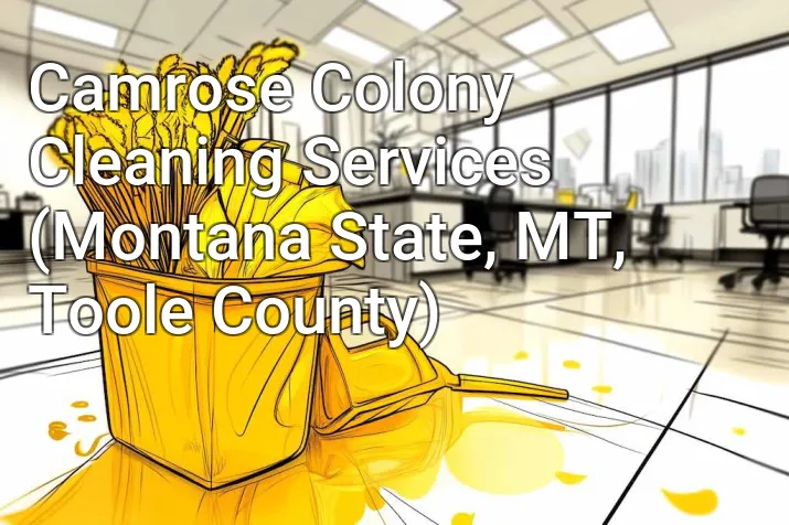 Camrose Colony Cleaning Services (Montana State, MT, Toole County)