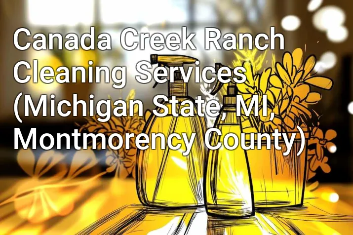 Canada Creek Ranch Cleaning Services (Michigan State, MI, Montmorency County)