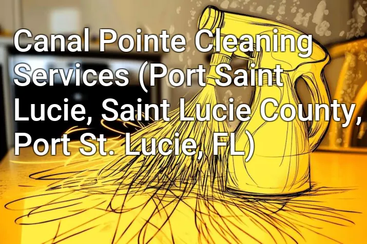 Canal Pointe Cleaning Services (Port Saint Lucie, Saint Lucie County, Port St. Lucie, FL)
