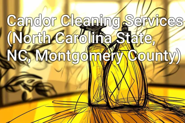Candor Cleaning Services (North Carolina State, NC, Montgomery County)