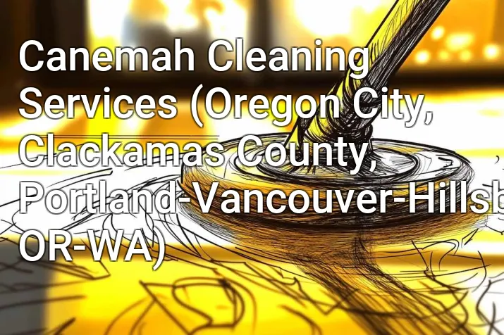 Canemah Cleaning Services (Oregon City, Clackamas County, Portland-Vancouver-Hillsboro, OR-WA)