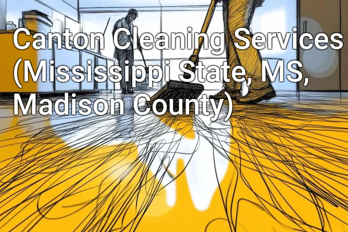 Canton Cleaning Services (Mississippi State, MS, Madison County)