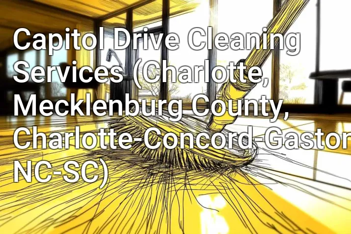 Capitol Drive Cleaning Services (Charlotte, Mecklenburg County, Charlotte-Concord-Gastonia, NC-SC)