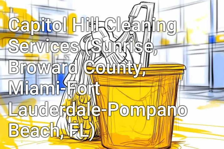 Capitol Hill Cleaning Services (Sunrise, Broward County, Miami-Fort Lauderdale-Pompano Beach, FL)