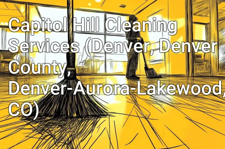 Capitol Hill Cleaning Services (Denver, Denver County, Denver-Aurora-Lakewood, CO)