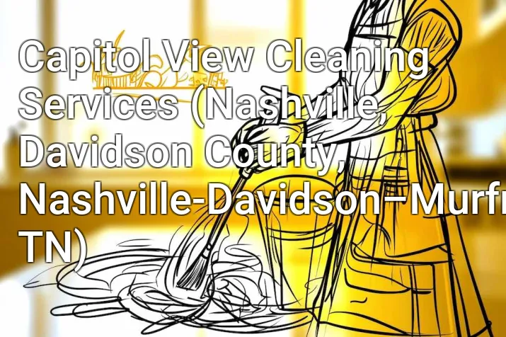 Capitol View Cleaning Services (Nashville, Davidson County, Nashville-Davidson–Murfreesboro–Franklin, TN)