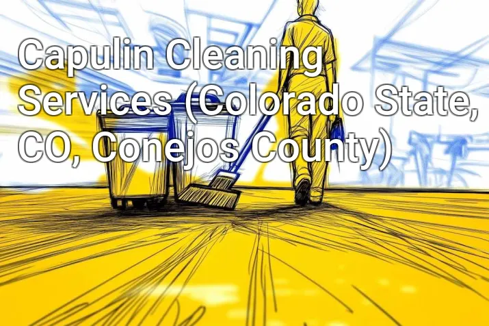 Capulin Cleaning Services (Colorado State, CO, Conejos County)