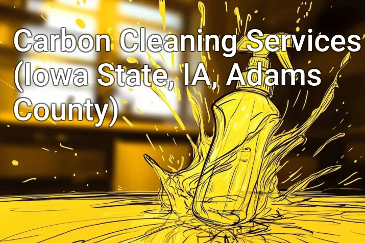 Carbon Cleaning Services (Iowa State, IA, Adams County)
