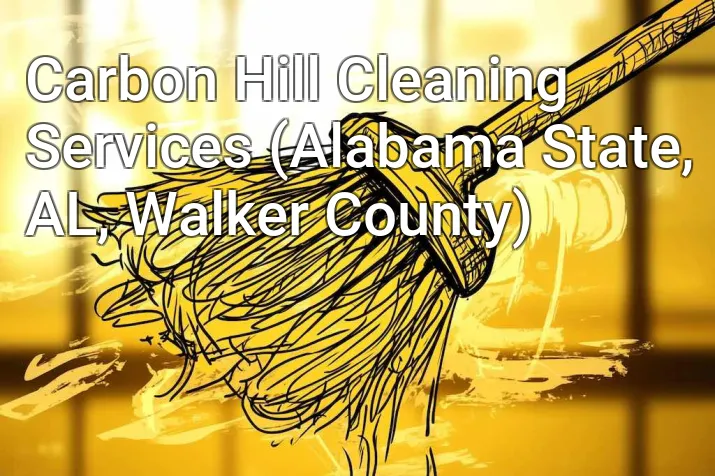 Carbon Hill Cleaning Services (Alabama State, AL, Walker County)