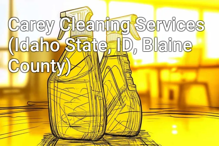 Carey Cleaning Services (Idaho State, ID, Blaine County)