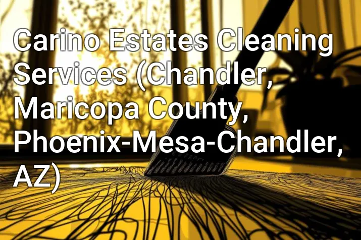 Carino Estates Cleaning Services (Chandler, Maricopa County, Phoenix-Mesa-Chandler, AZ)