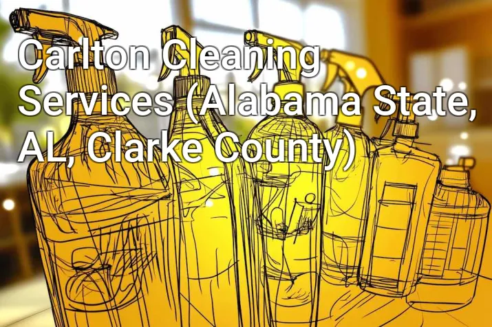 Carlton Cleaning Services (Alabama State, AL, Clarke County)