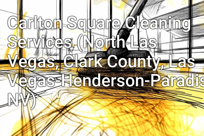 Carlton Square Cleaning Services (North Las Vegas, Clark County, Las Vegas-Henderson-Paradise, NV)