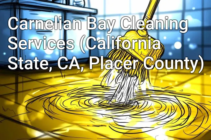 Carnelian Bay Cleaning Services (California State, CA, Placer County)