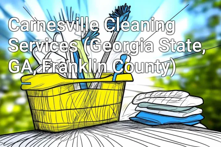 Carnesville Cleaning Services (Georgia State, GA, Franklin County)