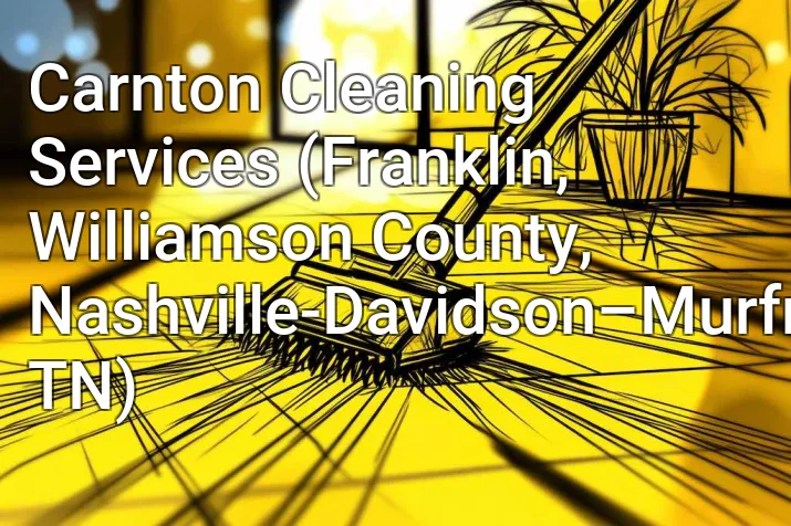 Carnton Cleaning Services (Franklin, Williamson County, Nashville-Davidson–Murfreesboro–Franklin, TN)