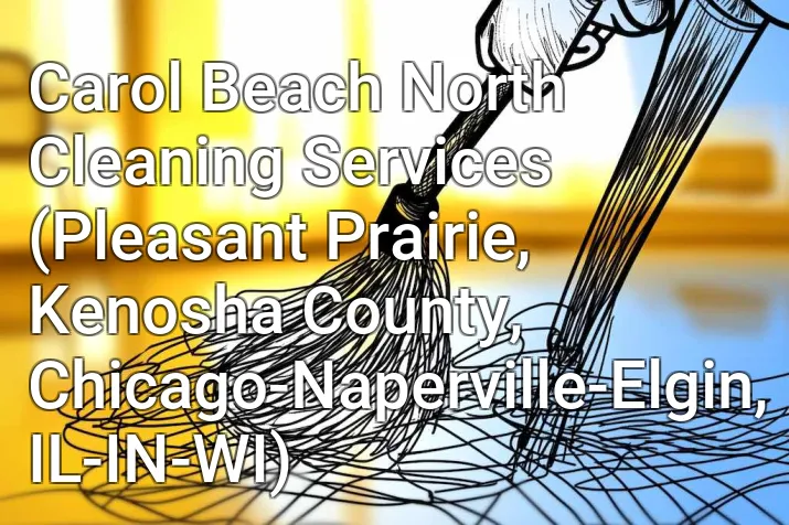 Carol Beach North Cleaning Services (Pleasant Prairie, Kenosha County, Chicago-Naperville-Elgin, IL-IN-WI)