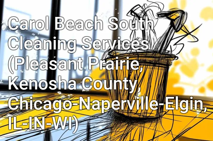 Carol Beach South Cleaning Services (Pleasant Prairie, Kenosha County, Chicago-Naperville-Elgin, IL-IN-WI)
