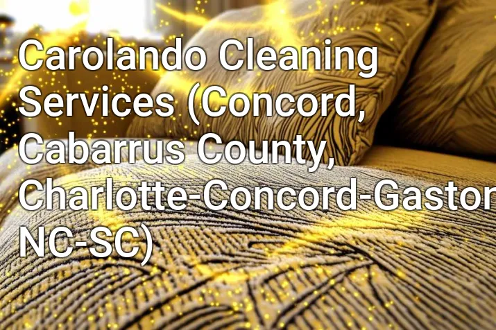 Carolando Cleaning Services (Concord, Cabarrus County, Charlotte-Concord-Gastonia, NC-SC)