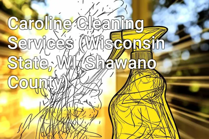 Caroline Cleaning Services (Wisconsin State, WI, Shawano County)