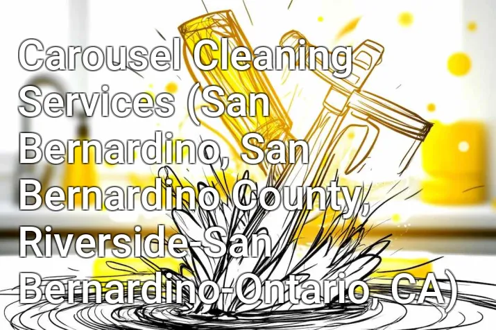 Carousel Cleaning Services (San Bernardino, San Bernardino County, Riverside-San Bernardino-Ontario, CA)