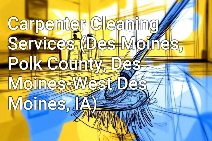 Carpenter Cleaning Services (Des Moines, Polk County, Des Moines-West Des Moines, IA)