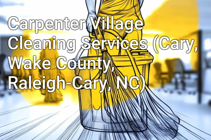 Carpenter Village Cleaning Services (Cary, Wake County, Raleigh-Cary, NC)