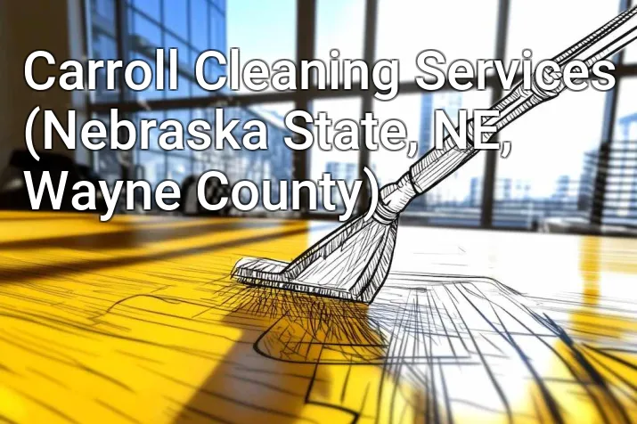 Carroll Cleaning Services (Nebraska State, NE, Wayne County)