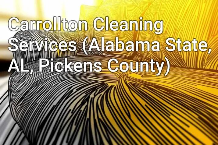 Carrollton Cleaning Services (Alabama State, AL, Pickens County)