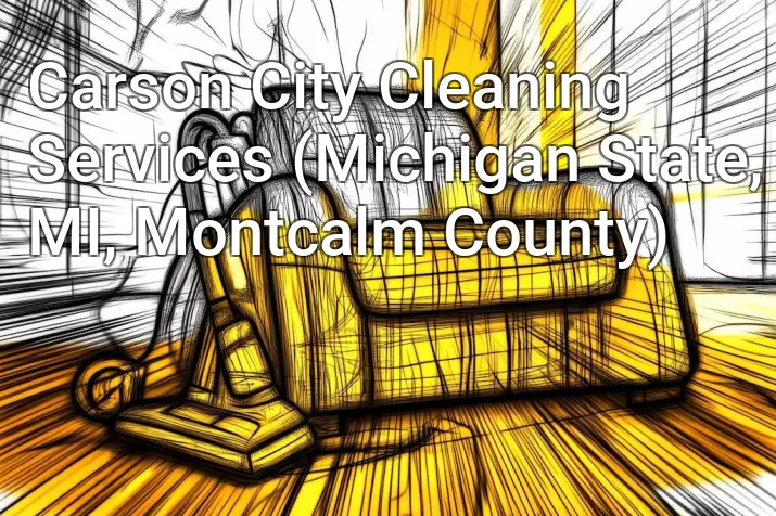 Carson City Cleaning Services (Michigan State, MI, Montcalm County)