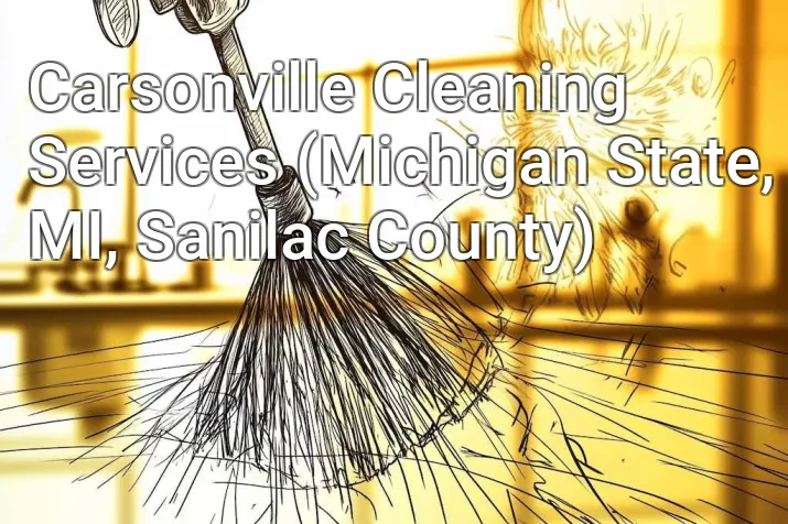 Carsonville Cleaning Services (Michigan State, MI, Sanilac County)