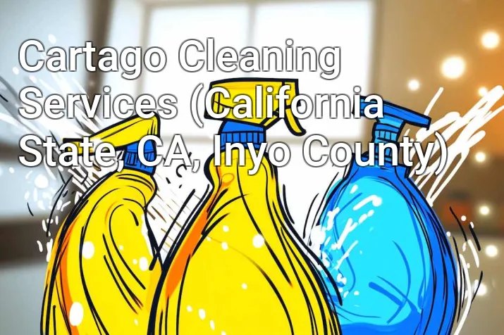 Cartago Cleaning Services (California State, CA, Inyo County)