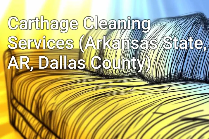 Carthage Cleaning Services (Arkansas State, AR, Dallas County)
