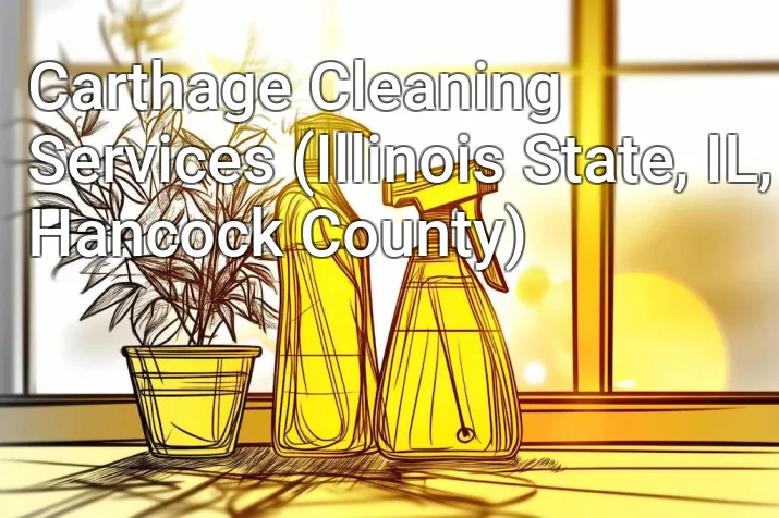 Carthage Cleaning Services (Illinois State, IL, Hancock County)