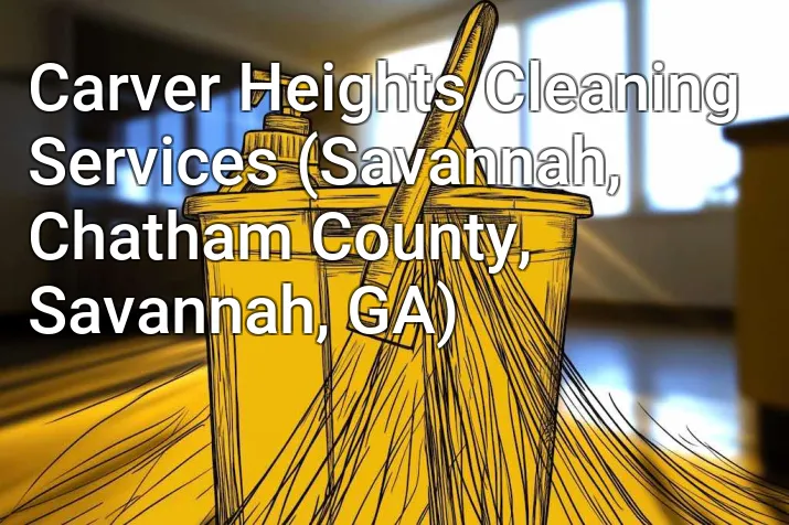 Carver Heights Cleaning Services (Savannah, Chatham County, Savannah, GA)