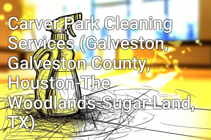Carver Park Cleaning Services (Galveston, Galveston County, Houston-The Woodlands-Sugar Land, TX)
