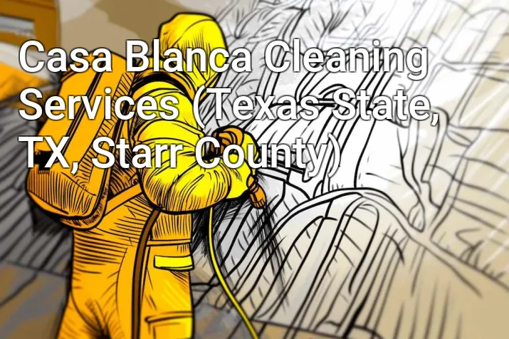 Casa Blanca Cleaning Services (Texas State, TX, Starr County)