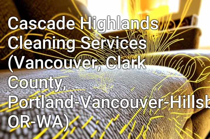 Cascade Highlands Cleaning Services (Vancouver, Clark County, Portland-Vancouver-Hillsboro, OR-WA)
