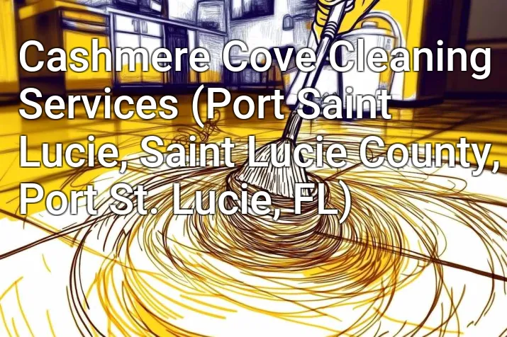 Cashmere Cove Cleaning Services (Port Saint Lucie, Saint Lucie County, Port St. Lucie, FL)
