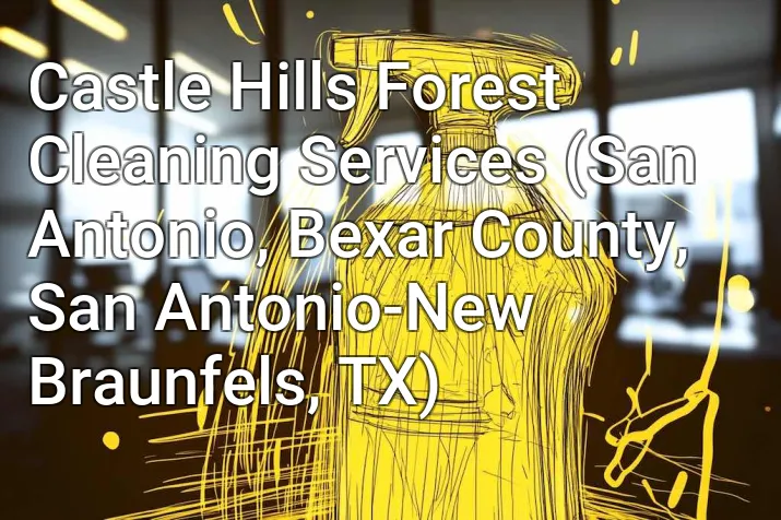 Castle Hills Forest Cleaning Services (San Antonio, Bexar County, San Antonio-New Braunfels, TX)