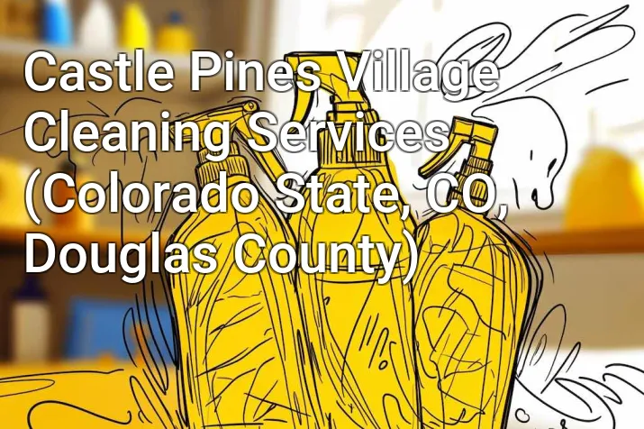 Castle Pines Village Cleaning Services (Colorado State, CO, Douglas County)
