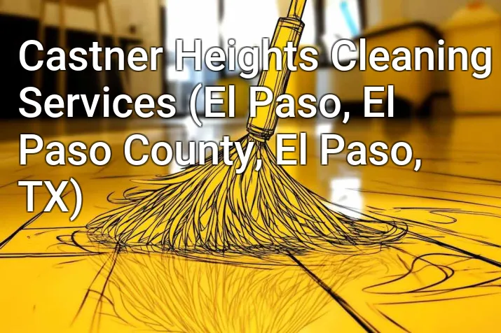 Castner Heights Cleaning Services (El Paso, El Paso County, El Paso, TX)