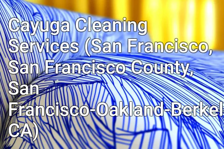 Cayuga Cleaning Services (San Francisco, San Francisco County, San Francisco-Oakland-Berkeley, CA)