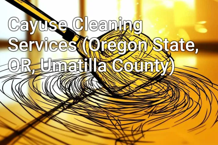 Cayuse Cleaning Services (Oregon State, OR, Umatilla County)