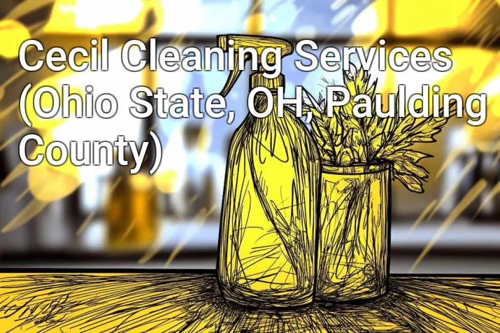 Cecil Cleaning Services (Ohio State, OH, Paulding County)