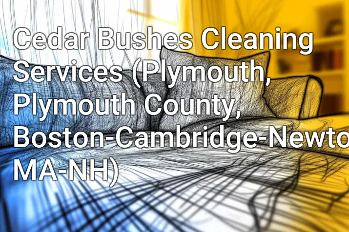 Cedar Bushes Cleaning Services (Plymouth, Plymouth County, Boston-Cambridge-Newton, MA-NH)