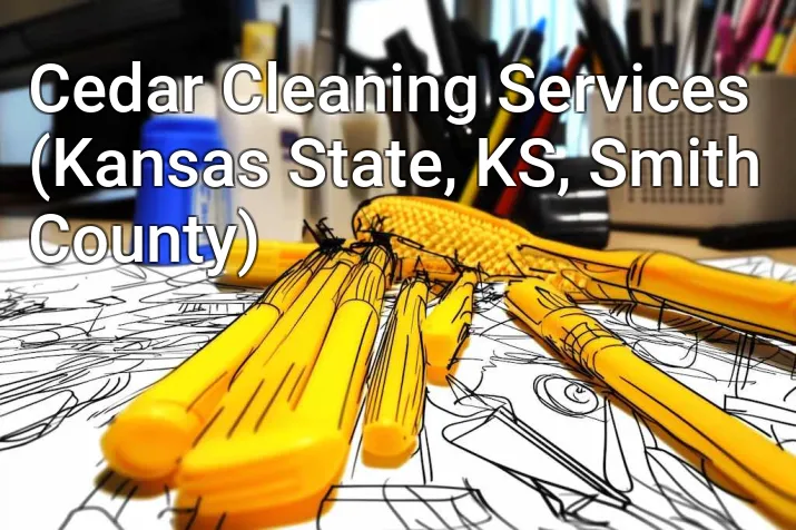 Cedar Cleaning Services (Kansas State, KS, Smith County)