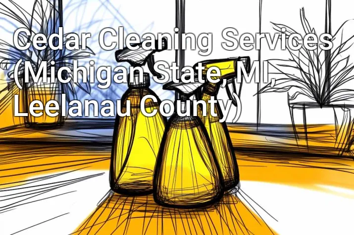 Cedar Cleaning Services (Michigan State, MI, Leelanau County)